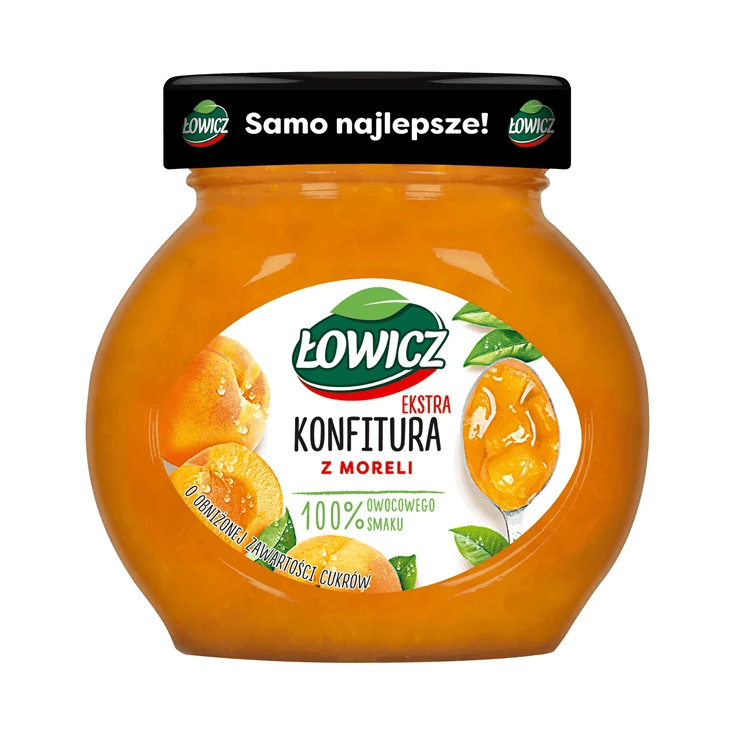 ŁOWICZ KONFITURA MORELOWA 240G