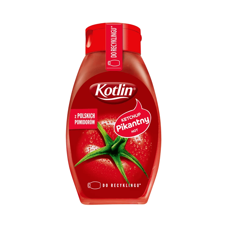 KOTLIN KETCHUP PIKANTNY PLASTIK 450G