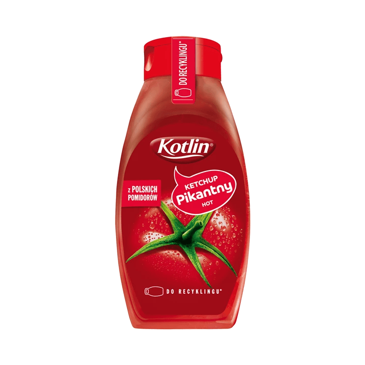 KOTLIN KETCHUP PIKANTNY PLASTIK 650G