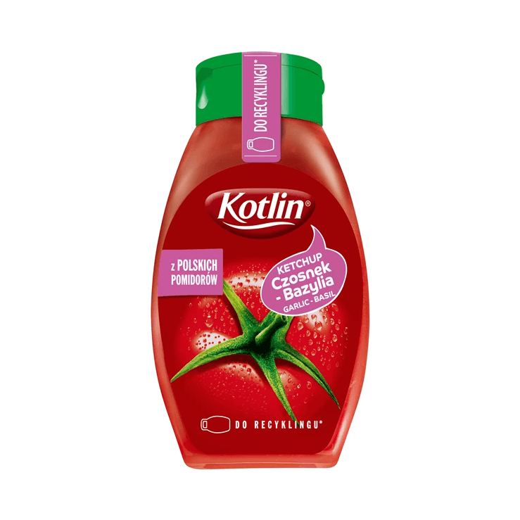 KOTLIN KETCHUP.CZOS.BAZYL.PLAST 450G
