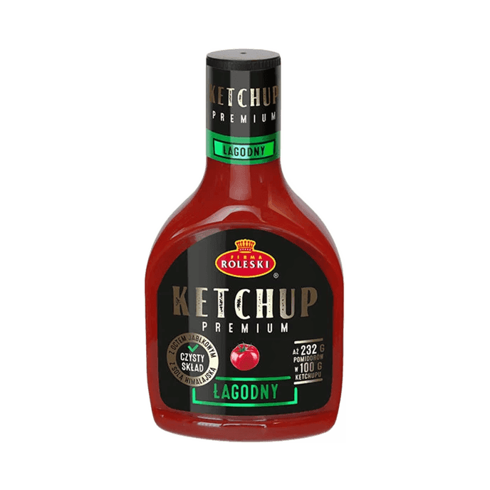 ROLESKI KETCHUP.PREMIUM ŁAGODNY 465G