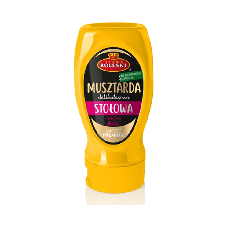 ROLESKI MUSZTARDA STOŁOWA 275G