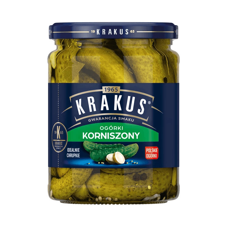 KRAKUS.OGÓRKI KORNISZONY 500G