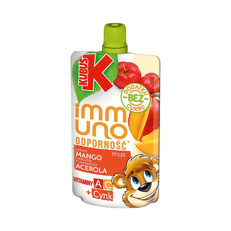 KUBUŚ IMMUNO MUS MANGO-ACEROLA 100G