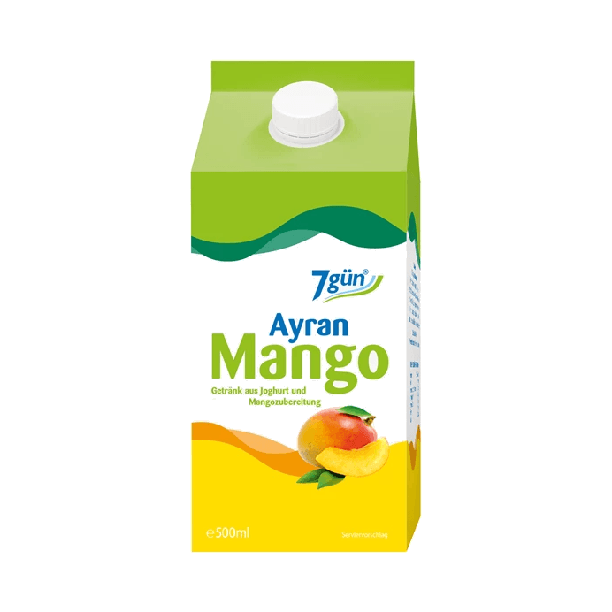 7GÜN AYRAN MANGO 500 ML