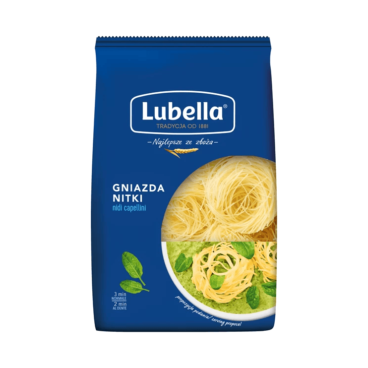 LUBELLA MAKARON GNIAZDA NITKI 400G