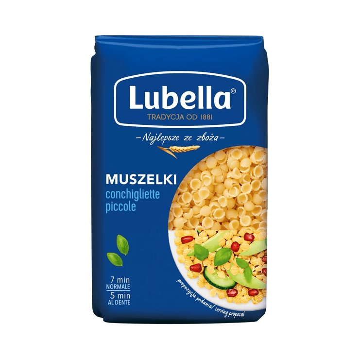 LUBELLA MAKARON MUSZELKI MAŁE 400G