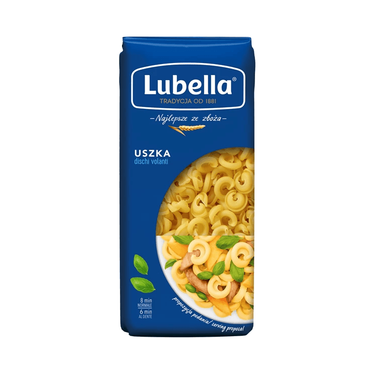 LUBELLA MAKARON USZKA 400G