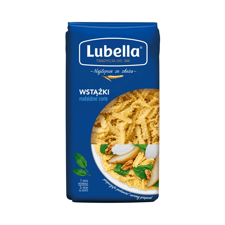 LUBELLA MAKARON WSTĄŻKA CIĘTA 400G