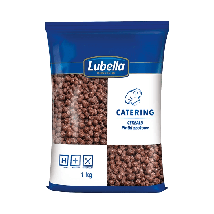 LUBELLA PŁATKI KULKI CZEKOLADOWE 1KG