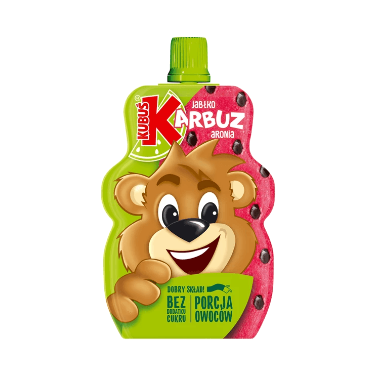 KUBUŚ MUS 100% JABŁKO-ARBUZ 100G