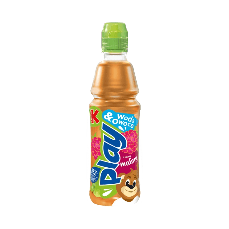 KUBUŚ PLAY JABŁKO MALINA 400ML