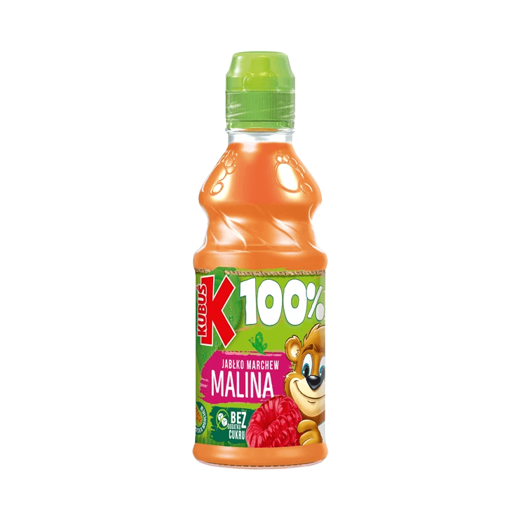 KUBUŚ SOK 100% MALINA-MAR-JAB 300ML
