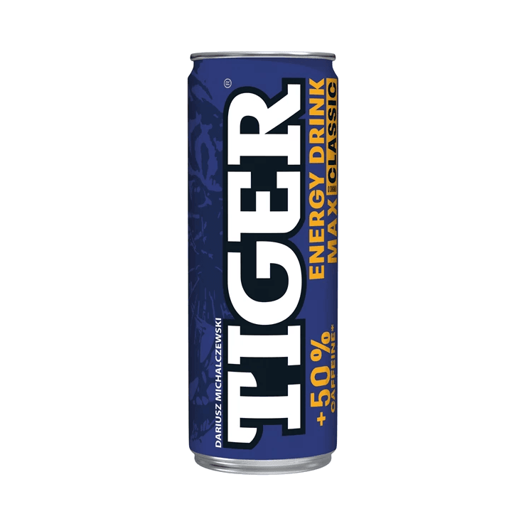 TIGER MAX 50% MORE CAFF PUSZKA 250ML