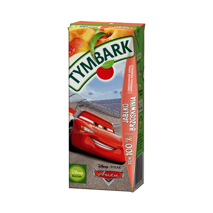 TYMBARK KARTONIK JABŁKO BRZOSKWINIA