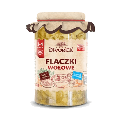 DWOREK FLAKI WOŁOWE W ROSOLE 680G