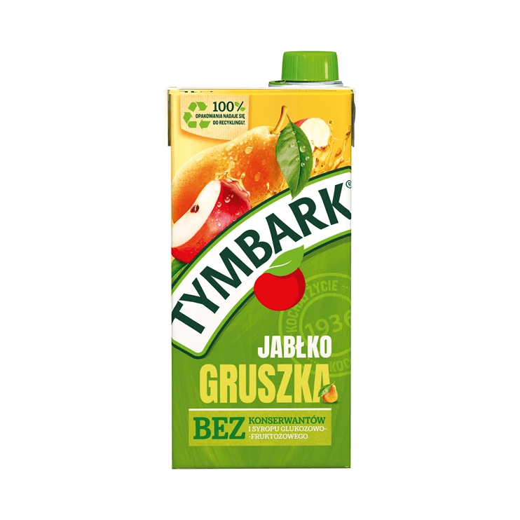 TYMBARK NAPÓJ:JABŁKO GRUSZKA 1L