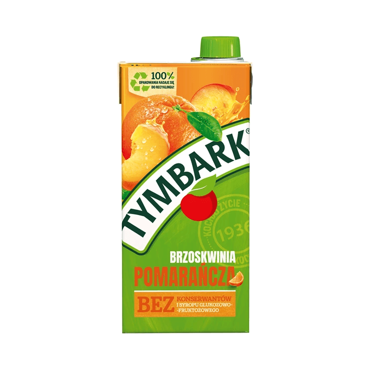 TYMBARK NAPÓJ:POMAR-BRZOSKWINIA 1L