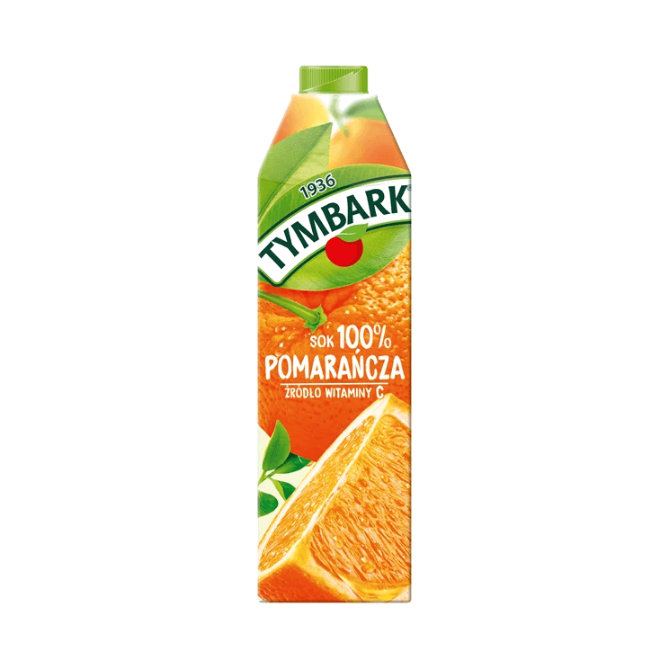 TYMBARK SOK 100% POMARAŃCZA 1L