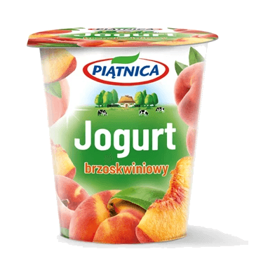 PIĄTNICA JOGURT BRZOSKWINIOWY 150G