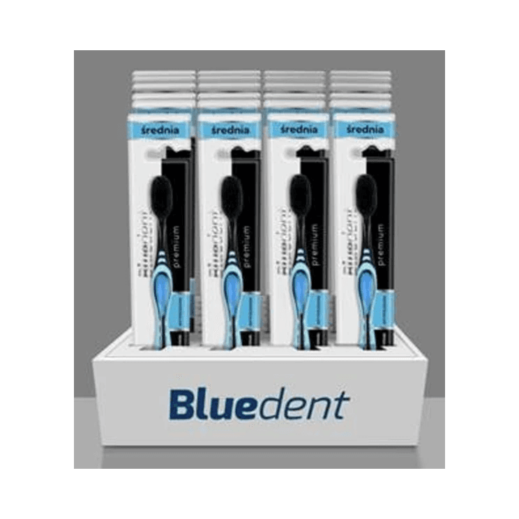 BLUEDENT SZCZOT DO ZĘB ŚREDNI PREMI