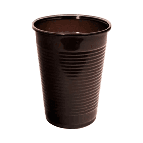 KUBEK 200ML BRĄZOWY PP WIELOR A100