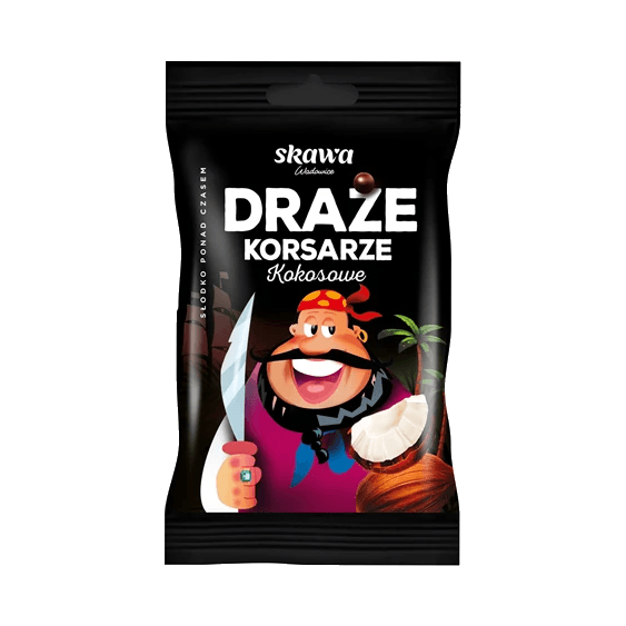 SKAWA DRAŻE KOKOSOWE KORSARZE 70G