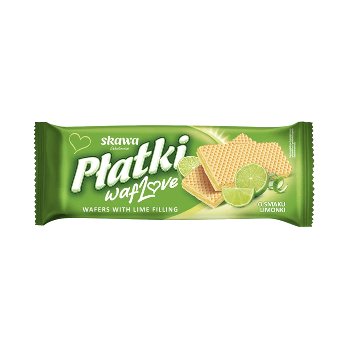 SKAWA PŁATKI WAFLOWE O SMAKU LIMONKI