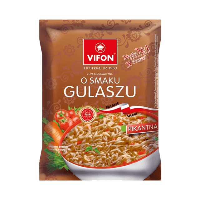 VIFON POLSKIE SMAKI ZUPA GULASZ. 65G