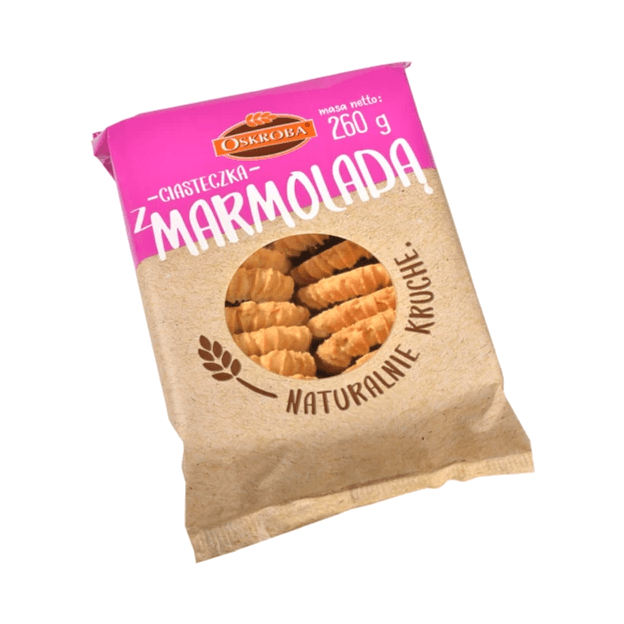 OSKROBA CIASTECZKA KRUCHE Z MARMOLAD