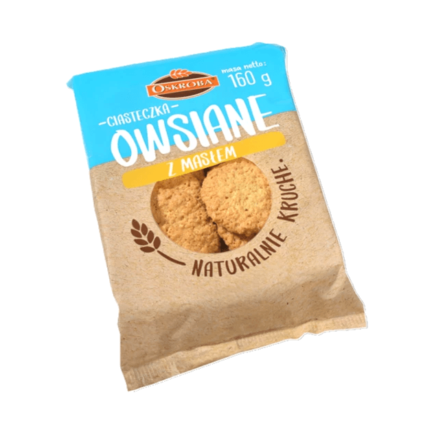 OSKROBA CIASTECZKA OWSIANE 160G