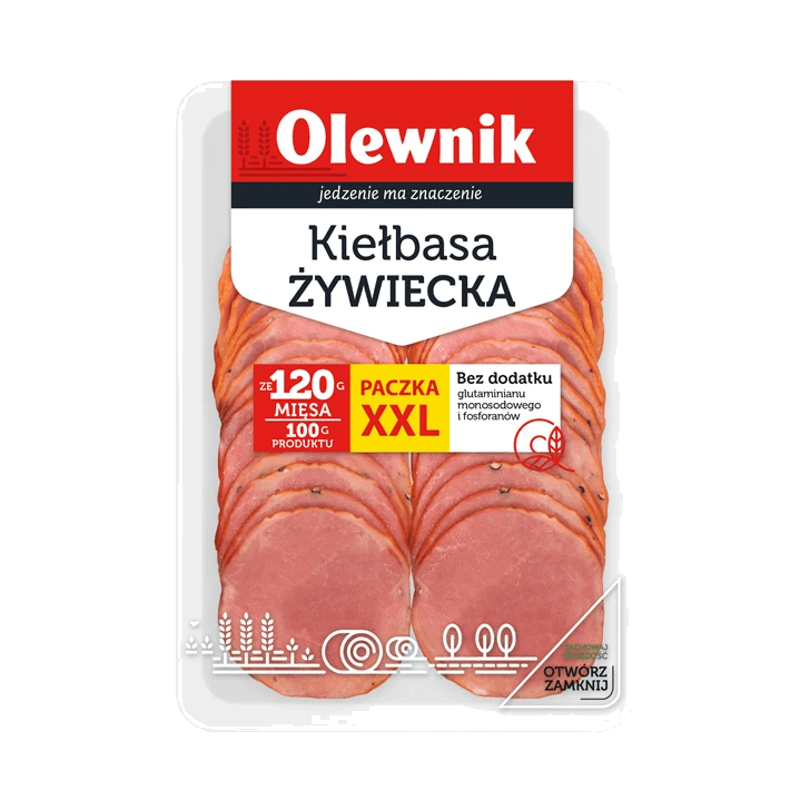 OLEWNIK KIEŁBASA ŻYWIECK PLASTRY 150