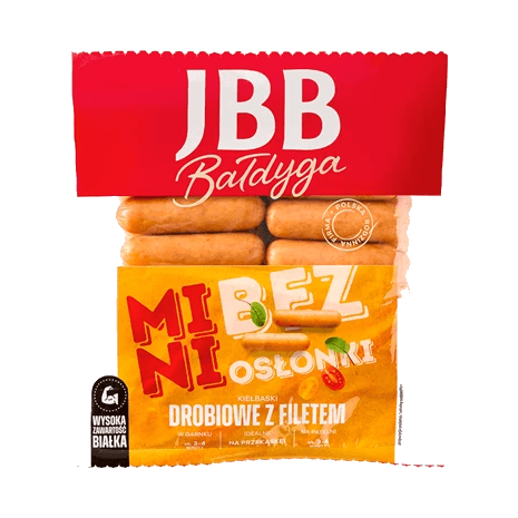 JBB KIEŁBASKI DROBIOWE Z FILETEMMIN