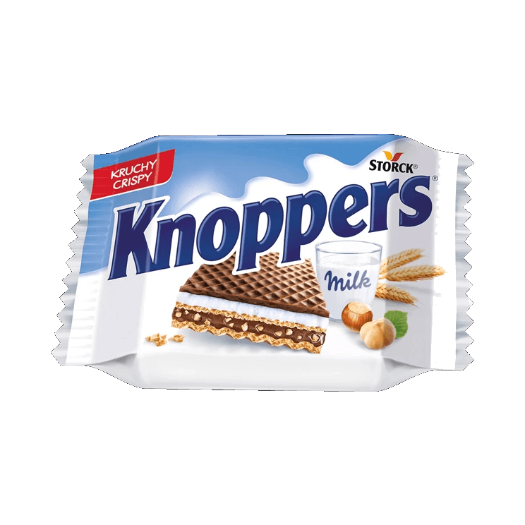 KNOPPERS WAFELEK MLECZNO ORZECH 25G