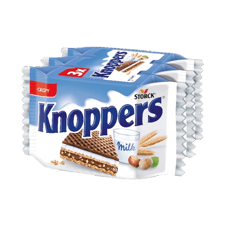 KNOPPERS WAFELEK MLECZNO ORZECH.75G