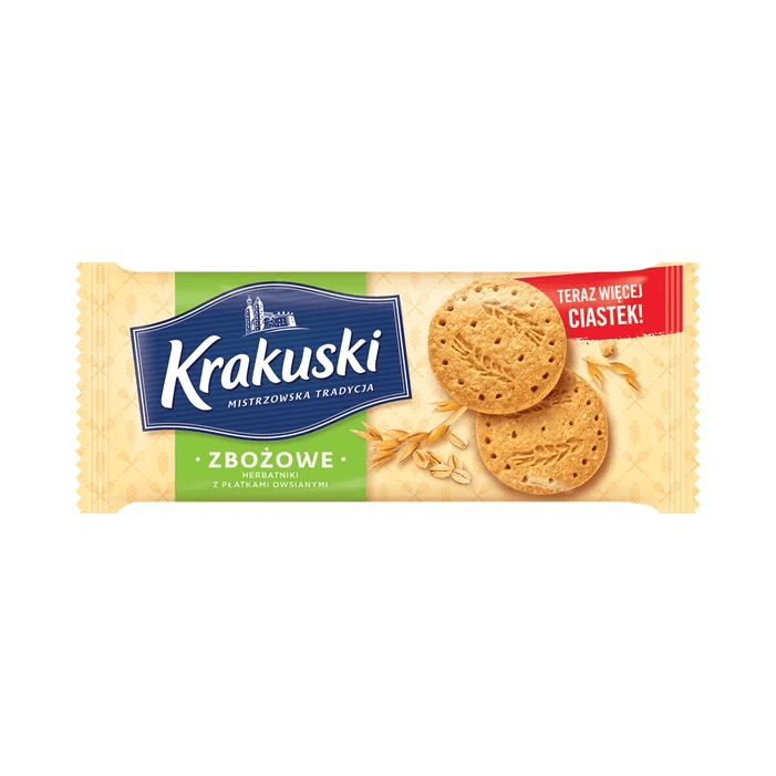 KRAKUSKI HERBATNIKI ZBOŻOWE 201G