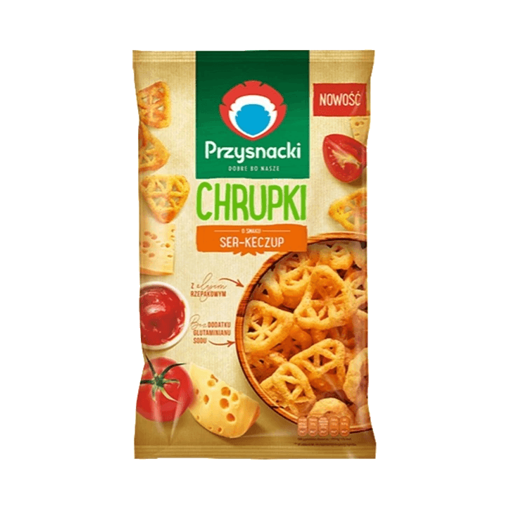 PRZYSNACKI CHRUPKI SER KETCHUP 120G