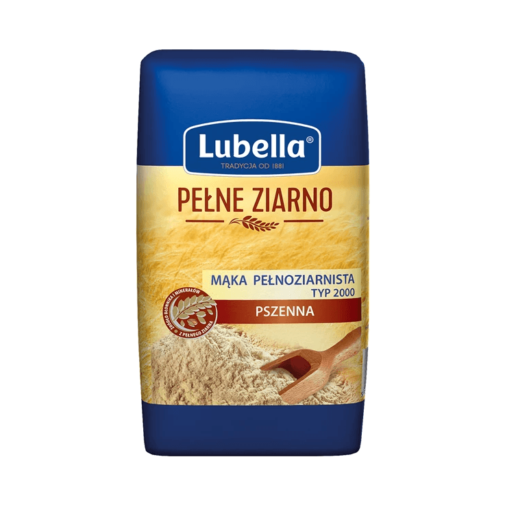 LUBELLA MĄKA PEŁNE ZIARNO PSZENNA 1K