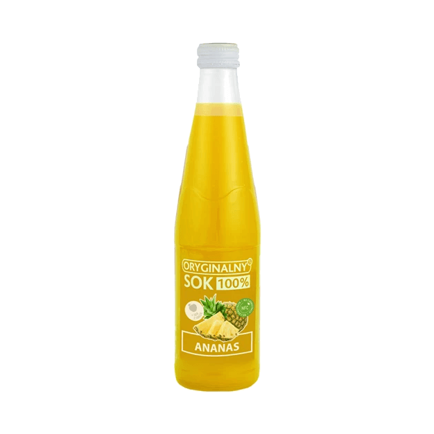 ORYGINALNY SOK ANANAS JABŁKO 330ML