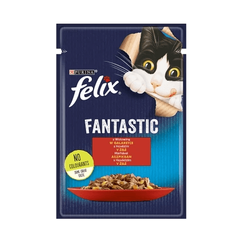 FELIX.FANTASTIC DLA KOTA WOŁOWIN 85G