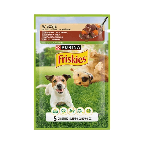 FRISKIES DLA PSA JAGNIĘCINA+MAR.85G