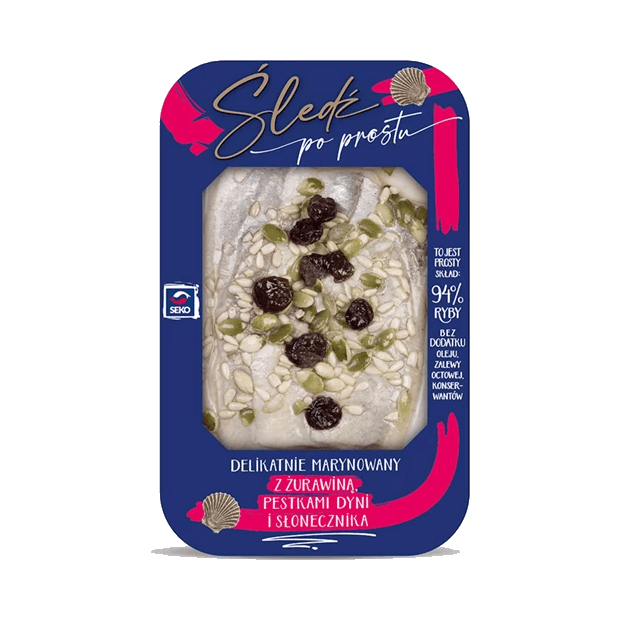 SEKO ŚLEDŹ ŻURAWINA/DYNIA/SŁON.150G