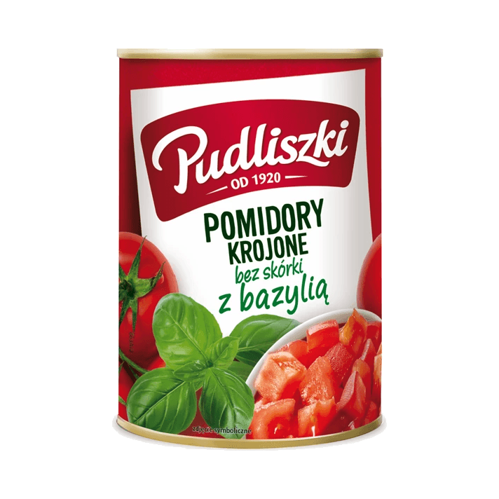 PUDLISZKI POMID.KROJ.BAZYL 400G PUSZ