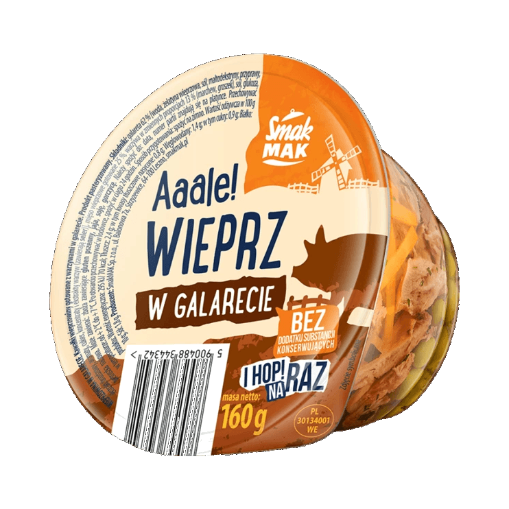 SMAKMAK WIEPRZOWINA W GALARECIE 160