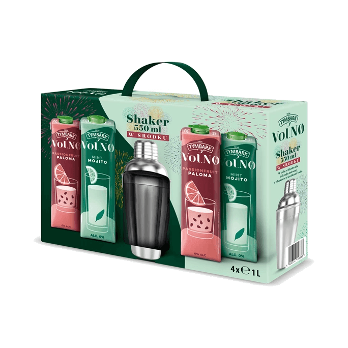 TYMBARK PAK VOL.NO PLUS SHAKER 4*1L