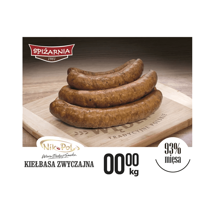 NIK-POL KIEŁBASA ZWYCZAJNA OK. 0,6KG