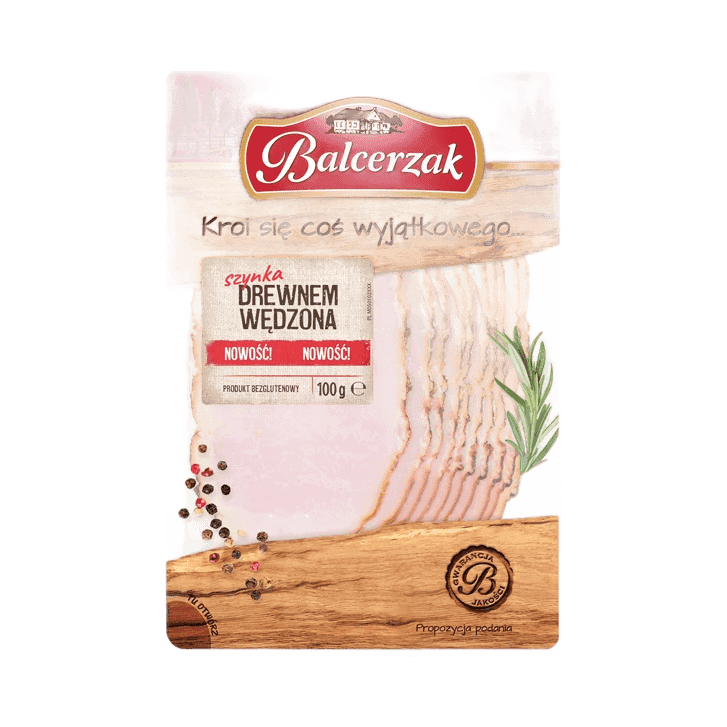 BALCERZAK SZYNKA DREWNEM WĘDZ. 100G