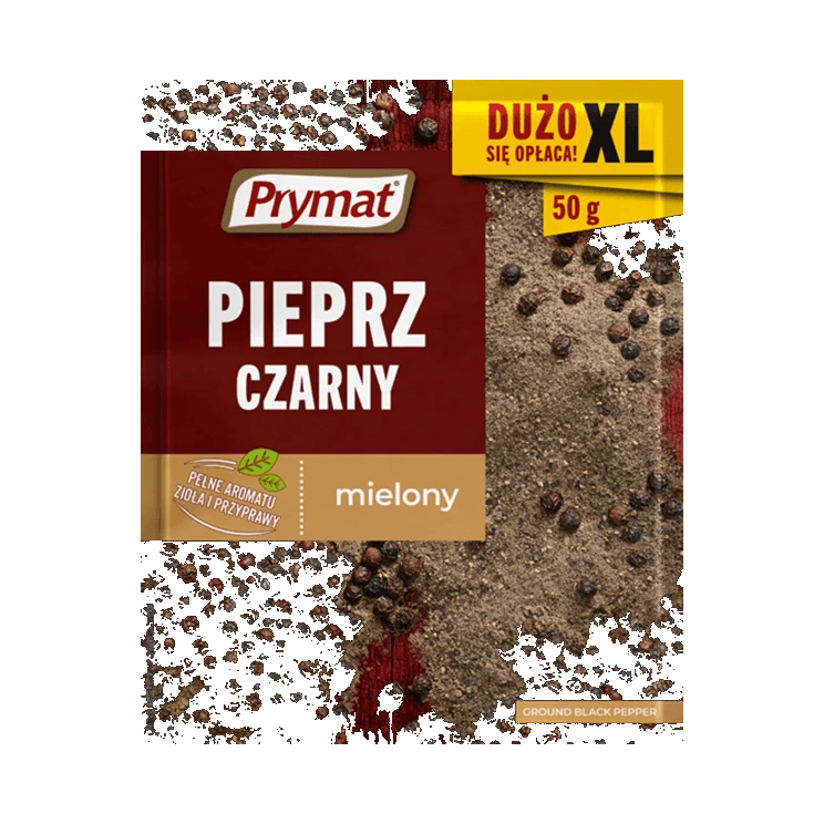 PRYMAT PIEPRZ CZARNY MIELONY 50G XL