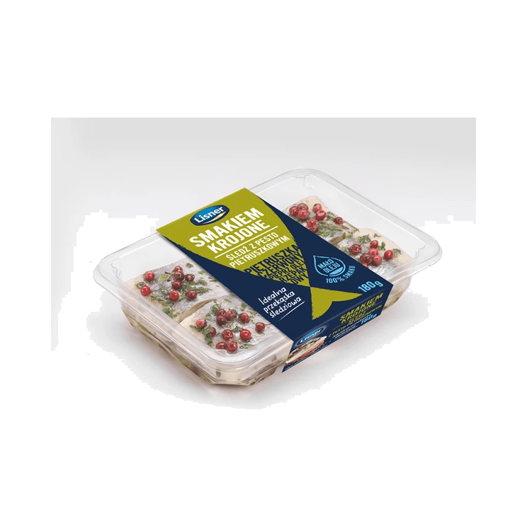 LISNER ŚLEDŹ Z PESTO PIETR.180G SM.K