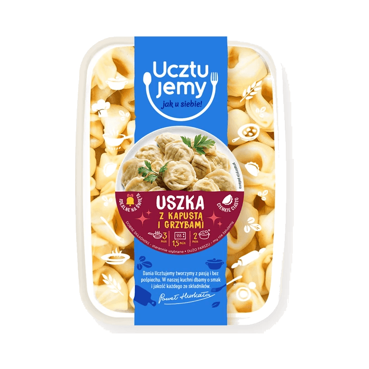 UCZTUJEMY USZKA Z KAPUSTĄ I GRZYBA